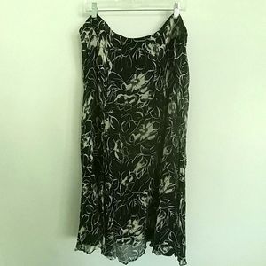 Silk Chiffon Skirt 22W